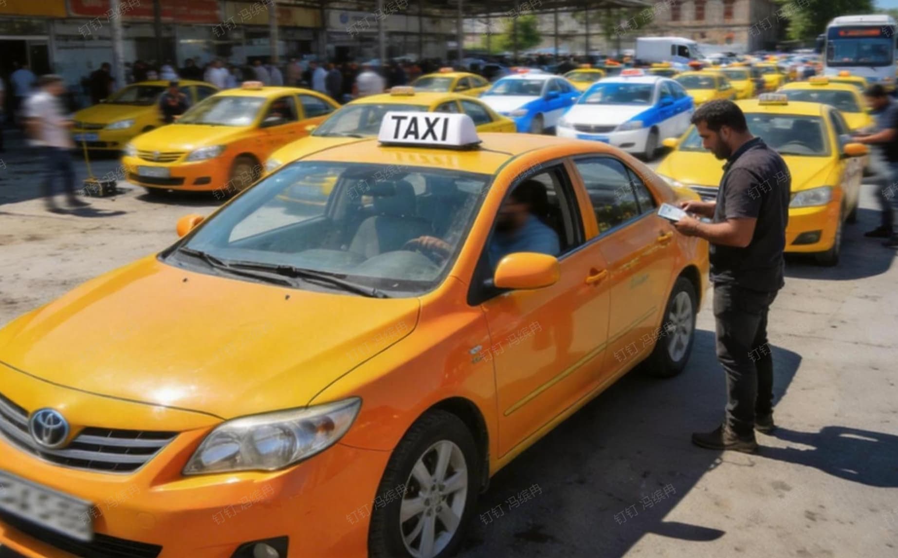 taxi operators Manually updating meters one by one